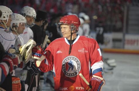 Putin on Ice! Russian Leader Joins Hockey Match