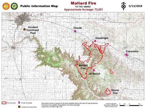 Texas Panhandle Wildfire Burns 74,000-Acres | Drovers - Texas Fire Map ...