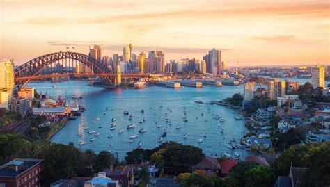 Panorama of Sydney harbour and bridge in Sydney city | Sydney city, Panorama city, Travel ...