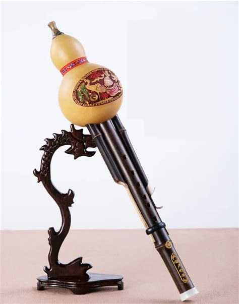 ya sheng Chinese Handmade Hulusi traditional Gourd Cucurbit Flute ...