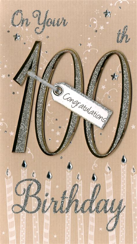 Happy 100th Birthday Greeting Card | Cards