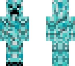 Light Blue Creeper | Minecraft Skin
