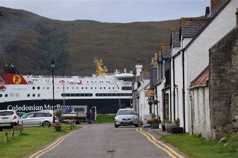 MV Loch Seaforth arrives into Ullapool at Ullapool Harbour Trust