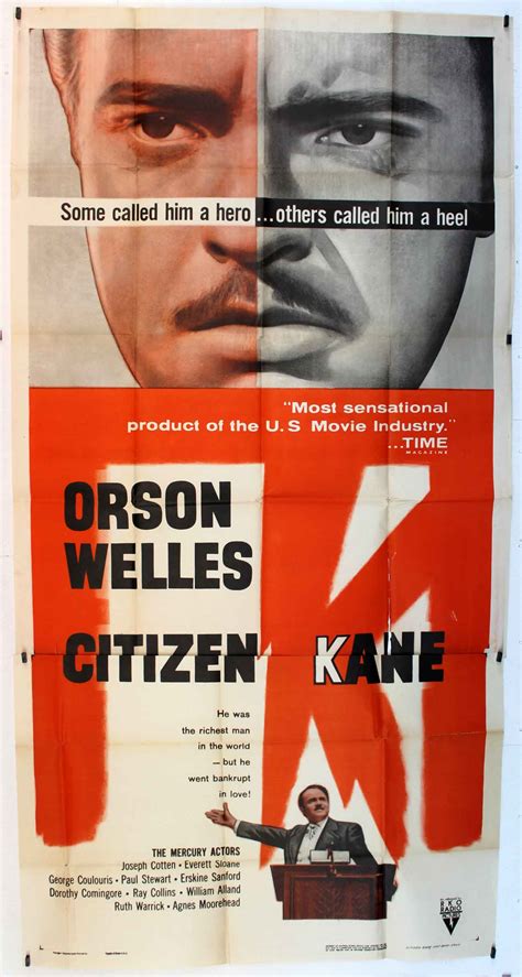 "CITIZEN KANE" MOVIE POSTER - "CITIZEN KANE" MOVIE POSTER