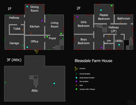 Phasmophobia - Bleasdale Farmhouse Map