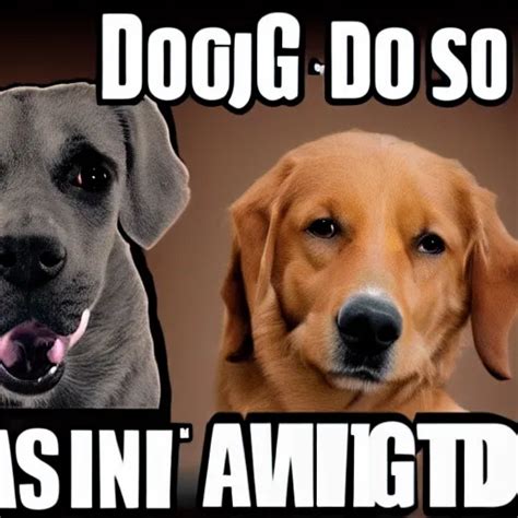 a dog meme saying'dog ', trending on giphy, giphy | Stable Diffusion | OpenArt