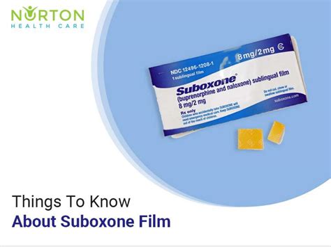 Things To Know About Suboxone Film by Nortonhealthcare19 - Issuu