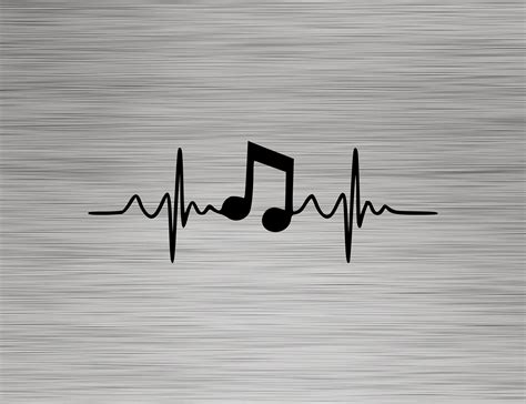 Music Notes Heart Beat