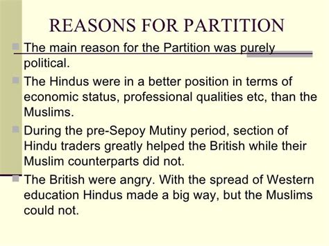 Partition Of Bengal