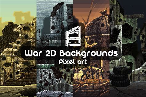 Free War Pixel Art 2D Backgrounds - CraftPix.net