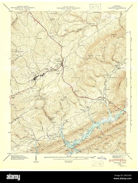 Map of tazewell hi-res stock photography and images - Alamy