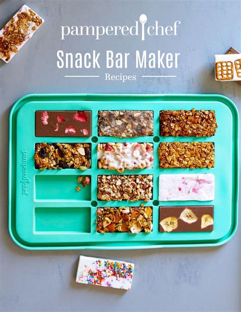 Pampered Chef Snack Bar Maker Recipes by pamperedchefandread - Issuu