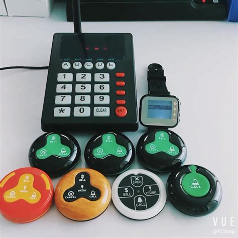 Table Buzzer Restaurant Kitchen Calling Waiter System - Buy Vibrating ...