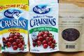 Craisins vs Raisins