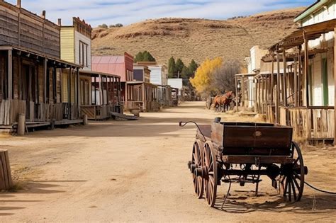 Premium AI Image | Old West Towns professional photography AI Generated