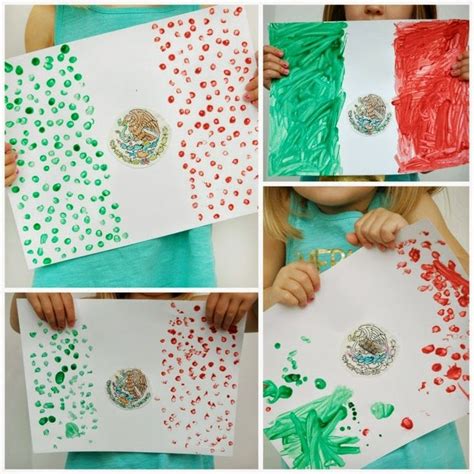 Mexican Flag Craft for Cinco De Mayo | Flag crafts, Around the world ...