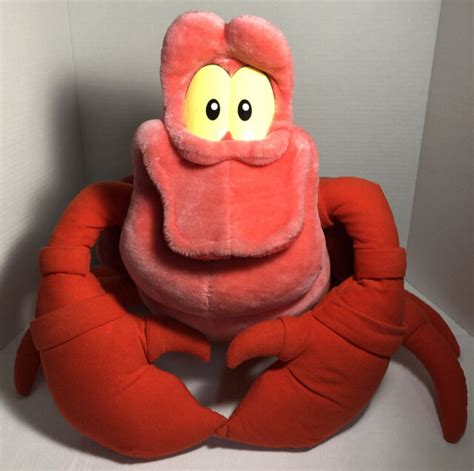 Mattel/Disney SEBASTIAN the Crab From The Little Mermaid Large Stuffed Plush Toy | eBay