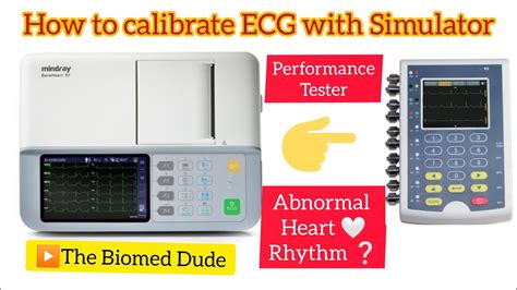 How To calibrate ECG Machine l Use of ECG Simulator | The BioMed dude #ecg #simulator #icunurse ...