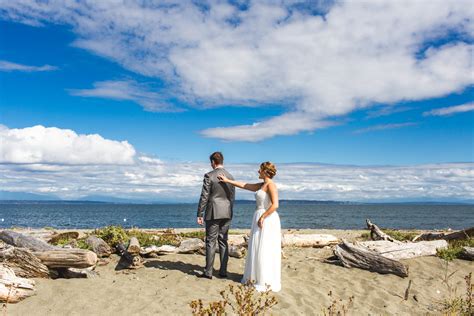 Intimate Backyard Beach Wedding at Centennial Beach in Tsawwassen