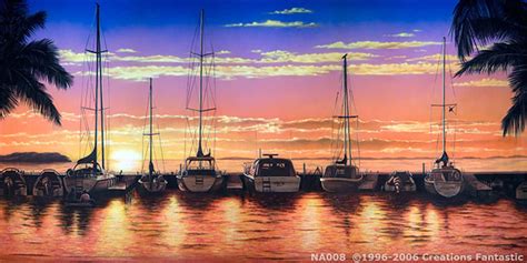 Sunset Marina | Backdrops Fantastic Australia