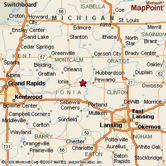 Where is Muir, Michigan? see area map & more