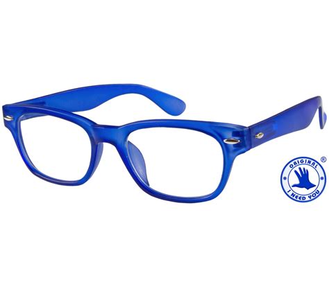 Woody Reading Glasses - Blue | Tiger Specs