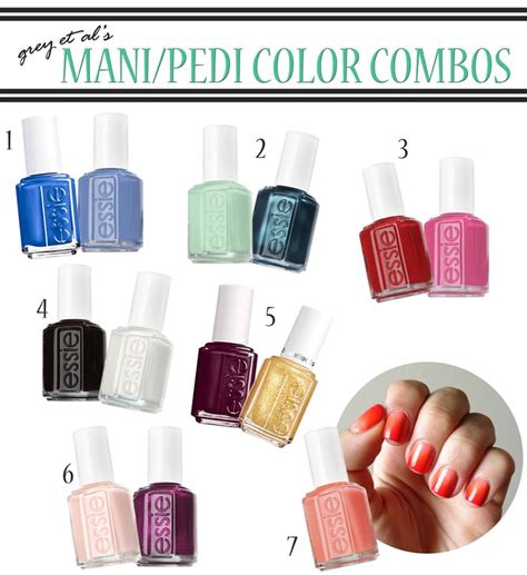 mani/pedi color combinations | Mani pedi colors, Nail color combinations, Nail polish