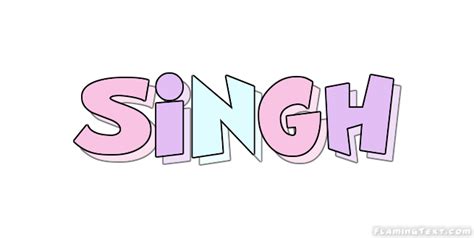 Singh Logo | Free Name Design Tool from Flaming Text