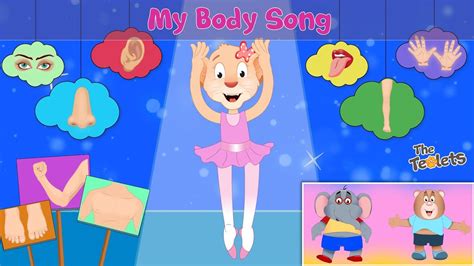 Parts of the Body Song for Kids I Popular Action Song I Body Parts Song I The Teolets Rhymes ...