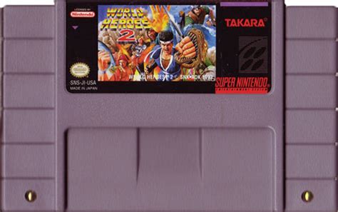 World Heroes 2 Super Nintendo SNES Game For Sale | DKOldies