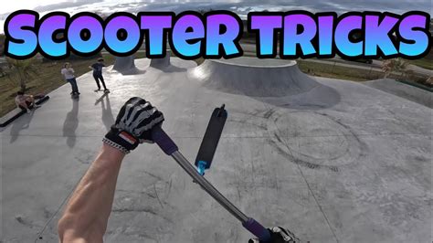 Scooter tricks!! - YouTube