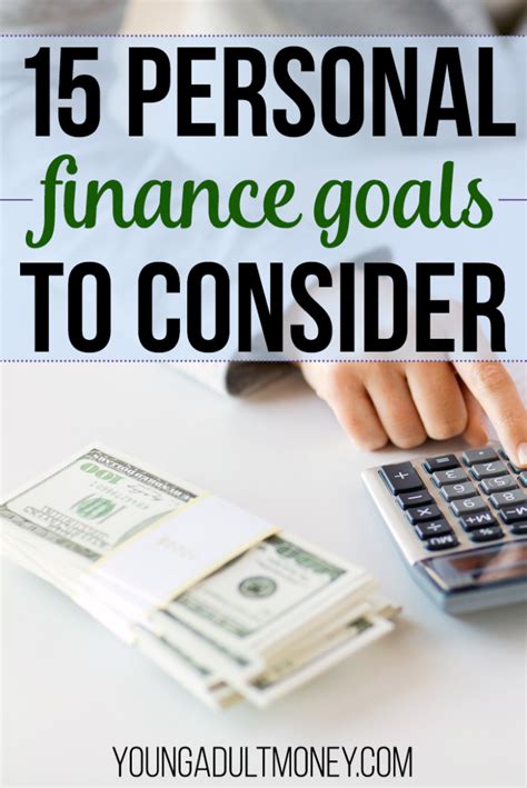 15 Personal Finance Goals to Consider | Young Adult Money