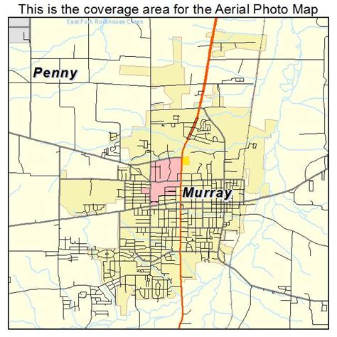 Aerial Photography Map of Murray, KY Kentucky