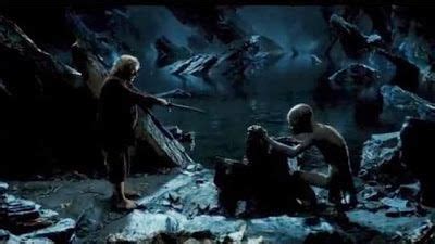 Bilbo and Gollum: Riddles in the Dark