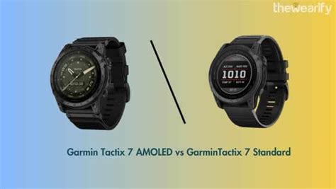 Garmin Tactix 7 AMOLED vs Tactix 7 Standard: What's the Difference?