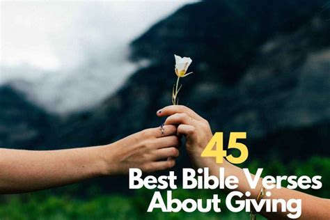 45 Powerful Bible Verses About Giving – Bible Verses of the day