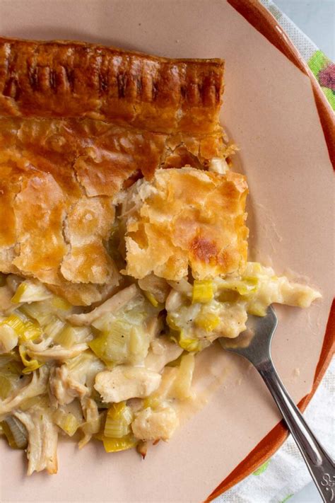 Easy Chicken and Leek Pie - Mission Food Adventure