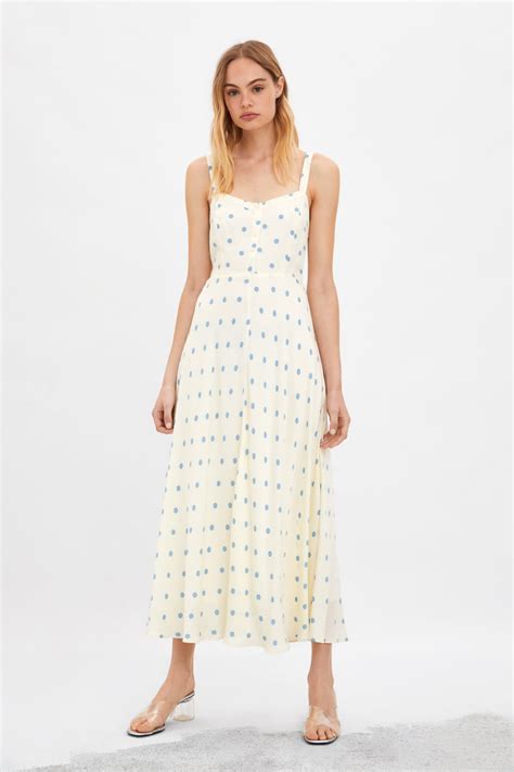 ROCHIE CU BULINE - Afişare Toate-ROCHII-FEMEI | ZARA România | Polka dot dress, Dot dress, Dresses