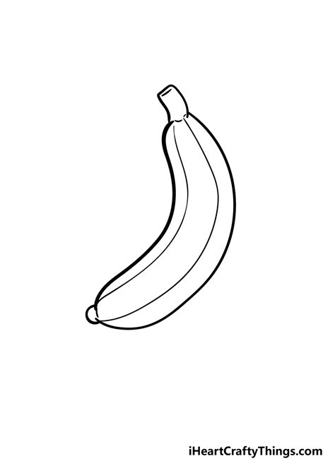 Banana Drawing - How To Draw A Banana Step By Step