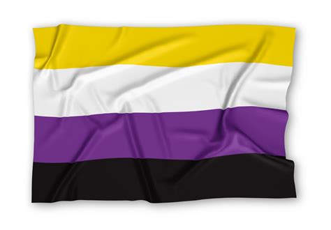 Realistic Non Binary Flag 9655814 PNG