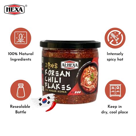 HEXA HALAL Korean Chili Flakes 140gm