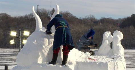 Sculptors from around the world compete in World Snow Sculpting ...