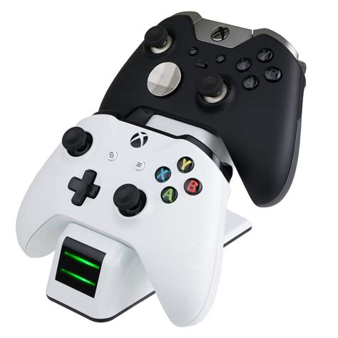 PDP Energizer Xbox One Controller Charger with Rechargeable Battery Pack for Two Wireless ...