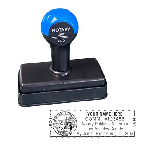 California Traditional Notary Stamp » Notary.net