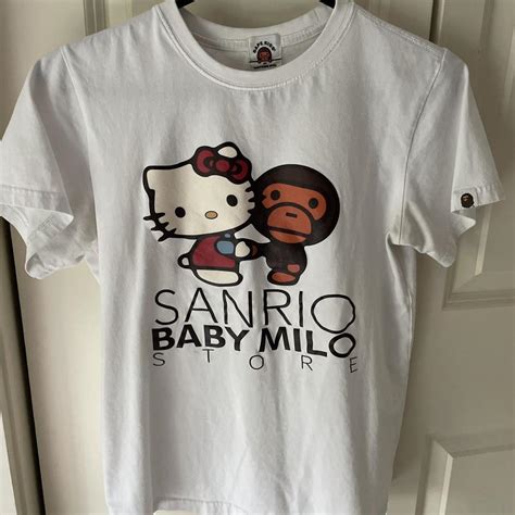 Baby Milo x Hello Kitty Sanrio Tee gently used, worn... - Depop