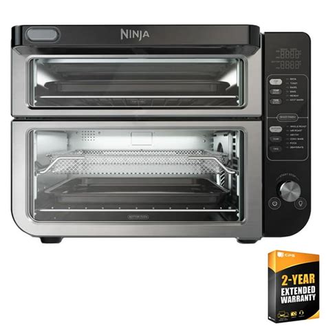 Ninja 12-in-1 Double Oven with FlexDoor (Renewed) Bundle with 2 Year Enhanced Protection Pack ...