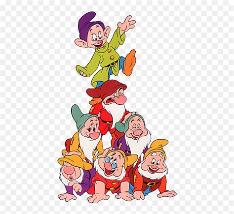 Disney Characters 7 Dwarfs, HD Png Download - vhv