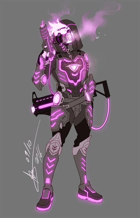 Overwatch OC Redesign - Neon by ABD-illustrates | Arte de personajes, Diseño de personajes y ...