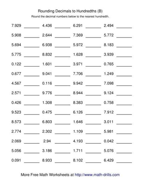 Rounding Thousandths to Hundredths (Old)