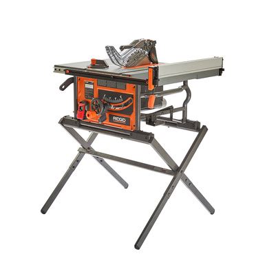 10 inch Pro Jobsite Table Saw with Scissor Stand | RIDGID Tools